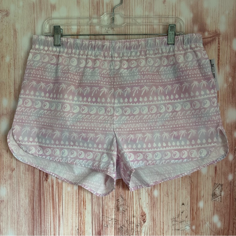 Zumiez Trillium McKee Pink Tie Dye Yin Yang Lounge Boxer Shorts